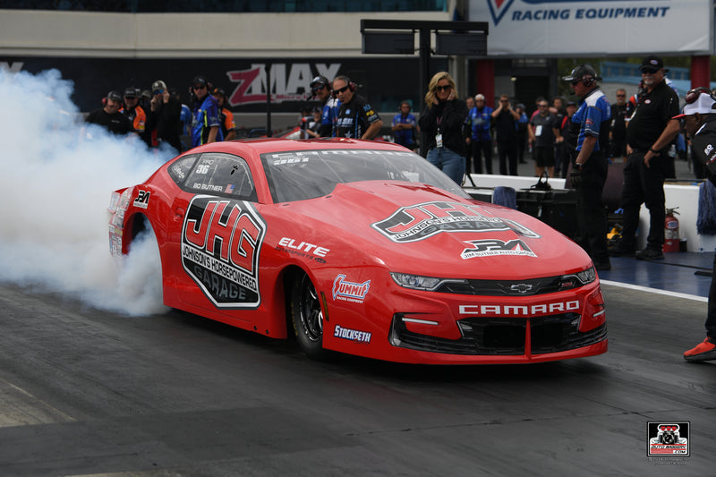 Bo Butner and Team JHG starting from the Lucky 13 spot on Sunday at the NHRA Carolina Nationals