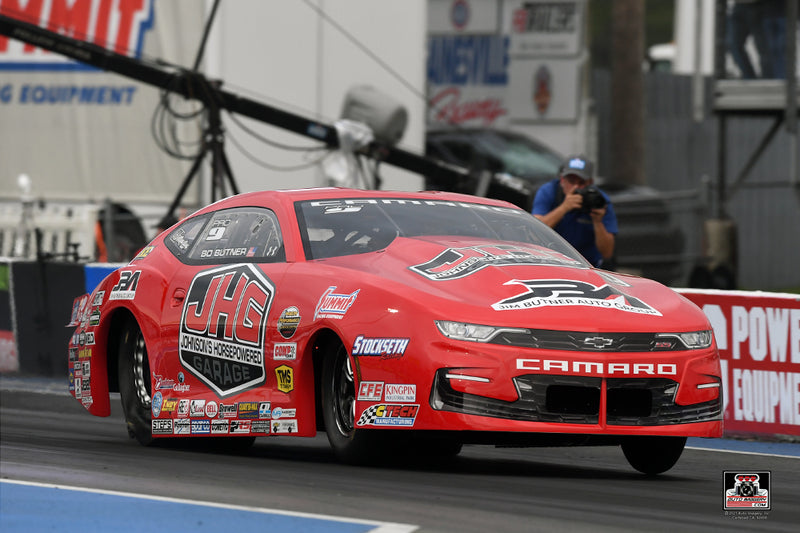 Solid qualifying effort locks Bo Butner into top half at the NHRA Gatornationals