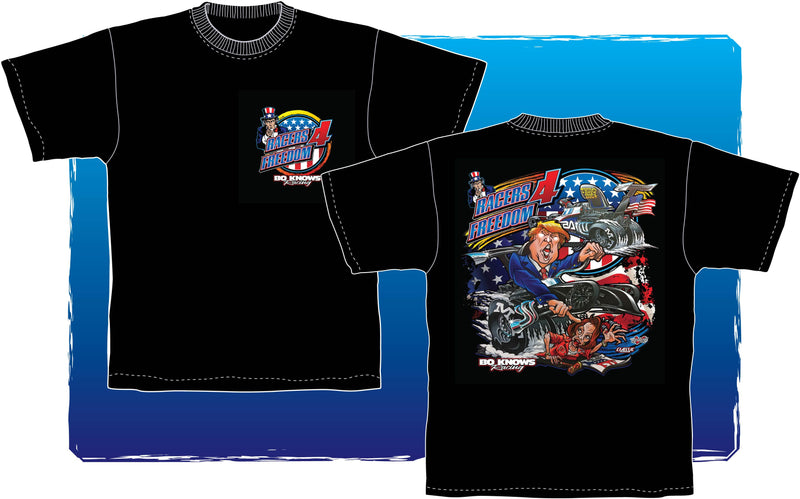 Bo's Trump Racers 4 Freedom Tee