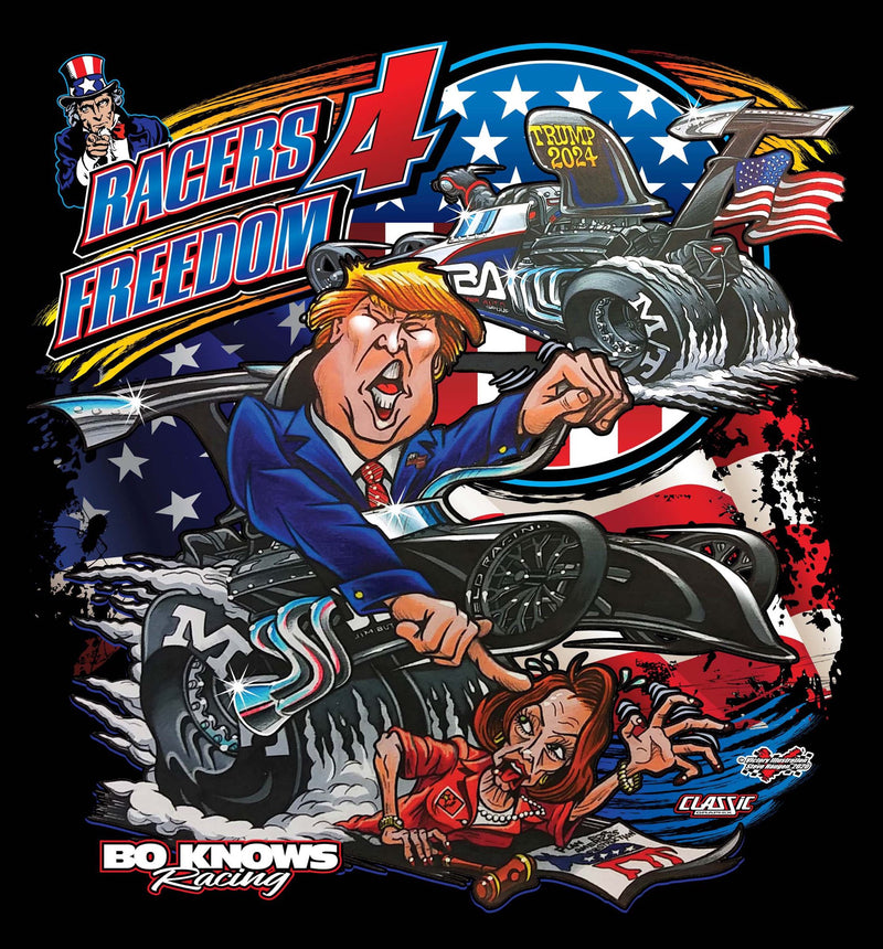Bo's Trump Racers 4 Freedom Tee