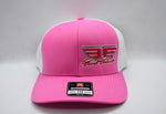 Erica Enders "EE" Pink and White Snapback Hat