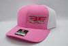 Erica Enders "EE" Pink and White Snapback Hat