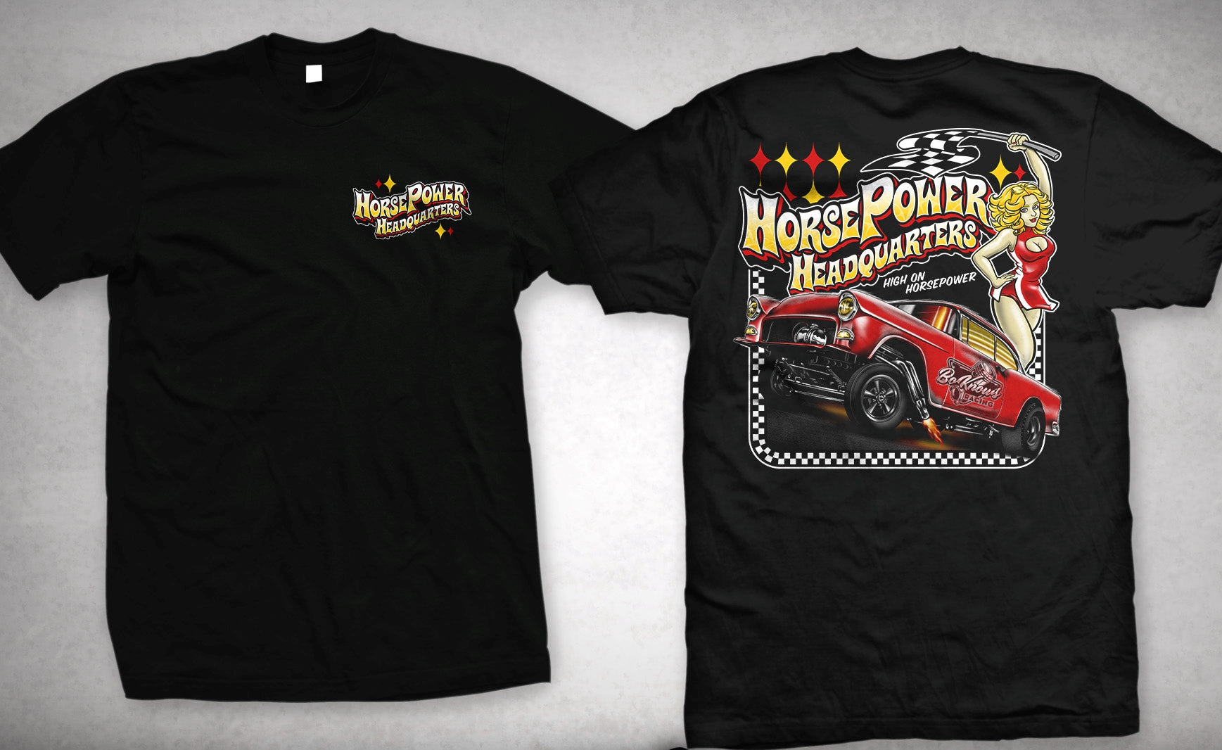 Vintage Race T-Shirt – Island Dragway Design For Drag, Gasser, Midget, Hardtop & NASCAR Fans