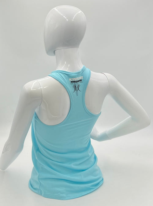 Womans Hips and Lips Teal Tank